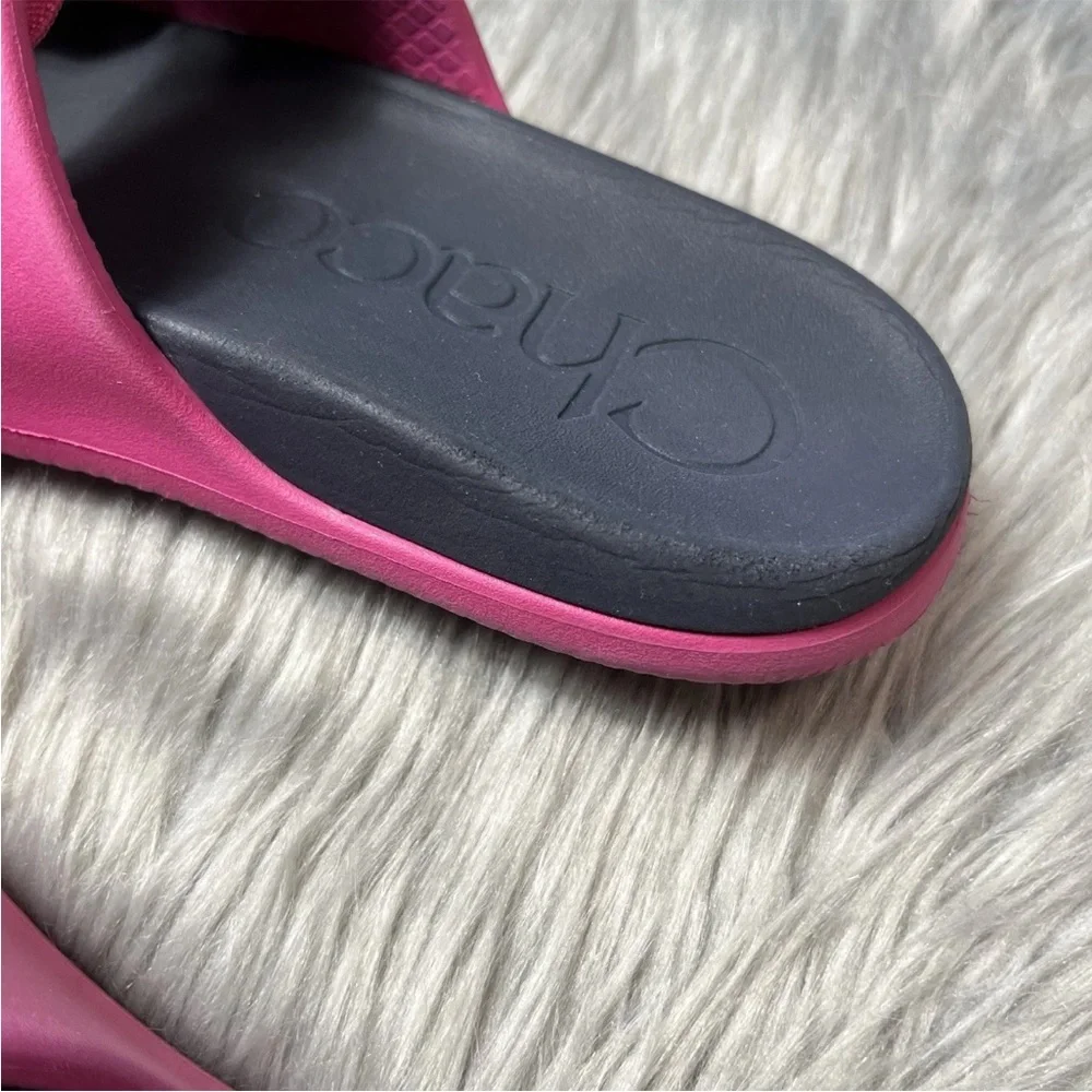 Girls Chaco Pink Slide Sandals Size 3